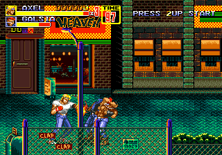 Bare Knuckle 2 screenshot 3 for Sega Mega Drive